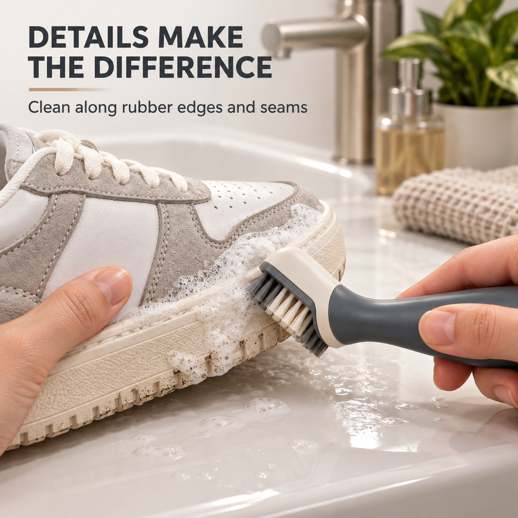 Slate Sneaker Sole Groove Cleaning Brush