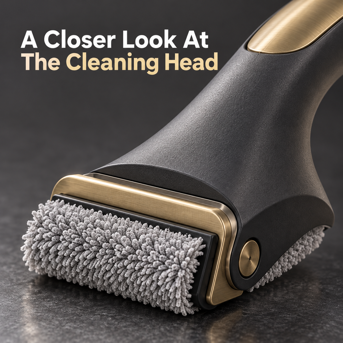 Charcoal Shower Door Track Cleaning Brush