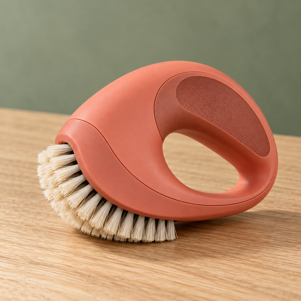 Terracotta Curved Grout Cleaning Brush