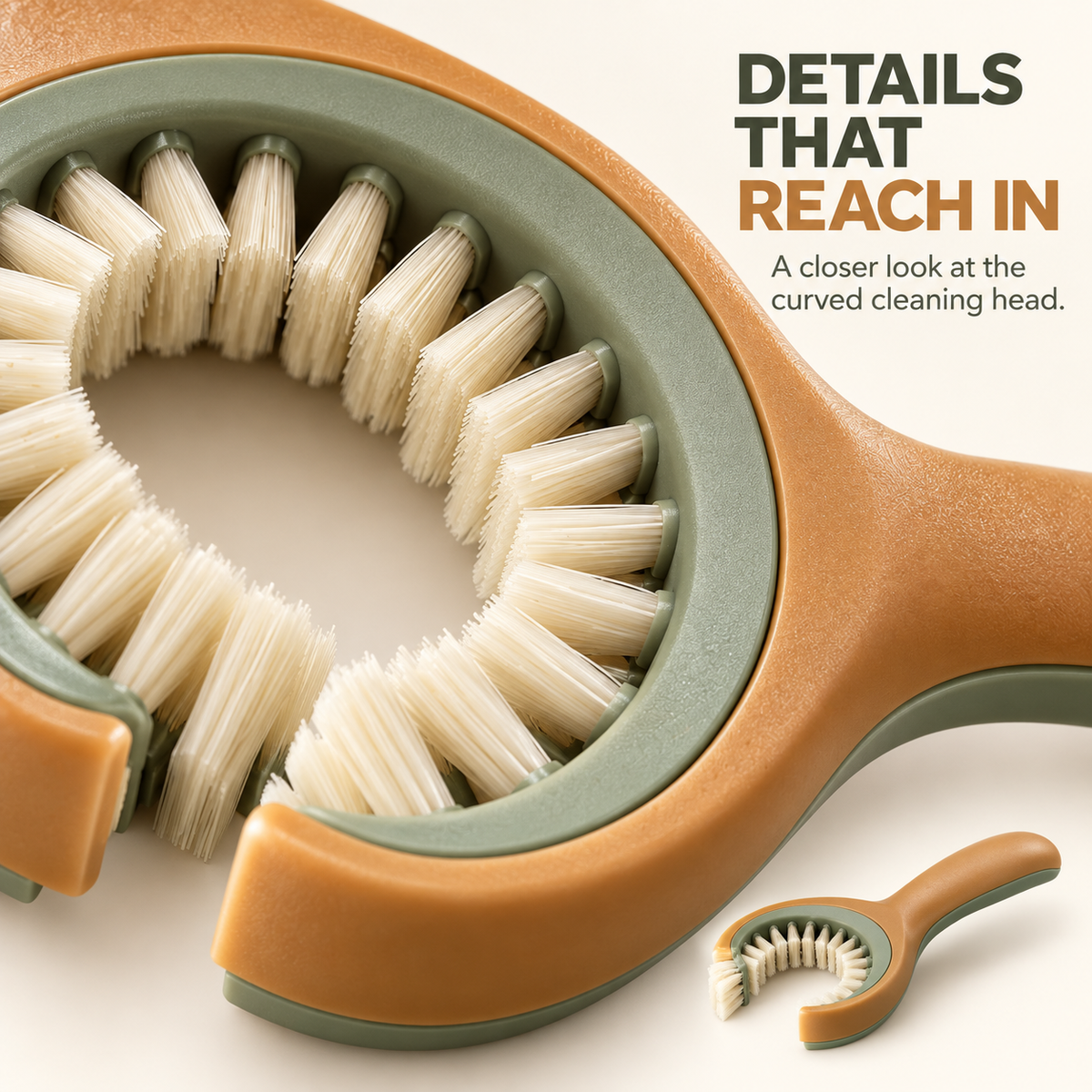 Caramel & Sage Faucet Base Cleaning Brush